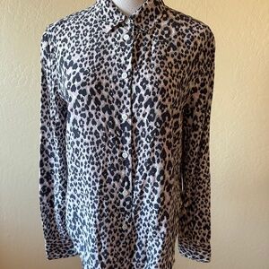 Equipment silk shirt size small